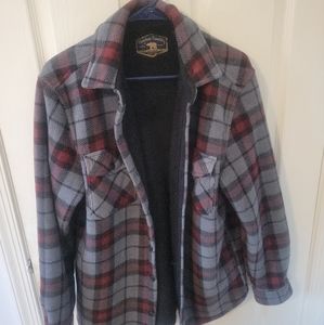 Freedom Foundry Lined Button Down Fleece Jacket, Men's Size M